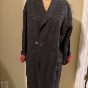 Wool wrap jacket/coat designed by VOLT, sized US 6-8.